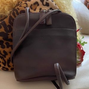 Fossil Crossbody dark brown leather